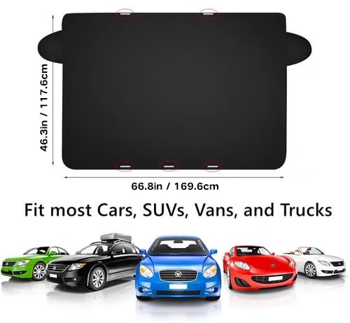 🔥Limited Time 49% OFF-2025 Upgraded Car Windshield Magnetic Snow Cover