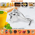 Hand Juicer Squeezer- Aluminum Manual Press Juicer🍹