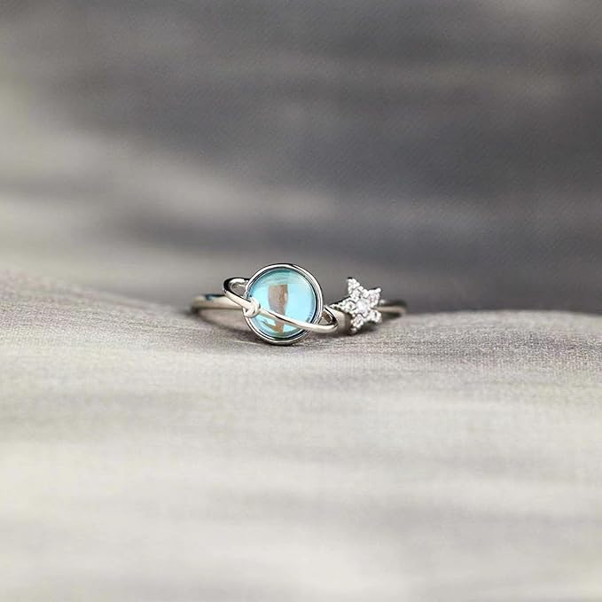 💍Sterling  Adjustable Open Spinner Hug Ring for Teens