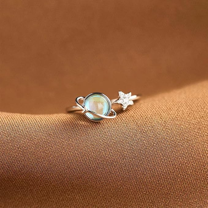 💍Sterling  Adjustable Open Spinner Hug Ring for Teens