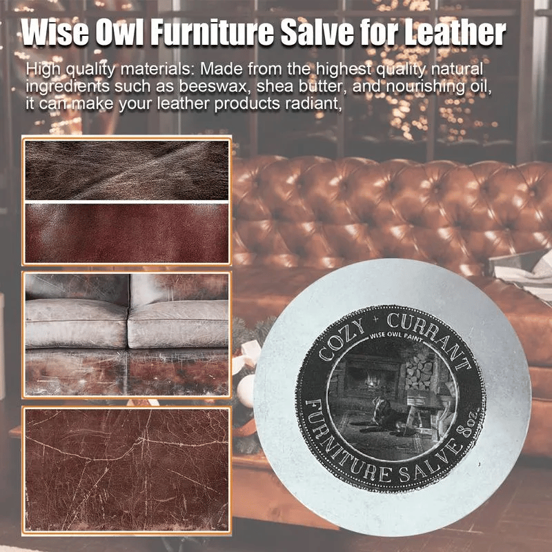 ✨ Wise Owl Furniture Salve Brush - 49% OFF - Restore, Protect & Shine Effortlessly! 🪑