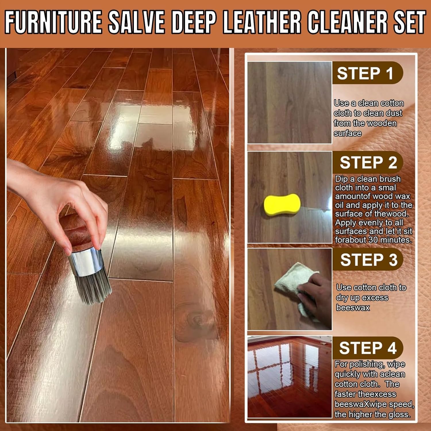 ✨ Wise Owl Furniture Salve Brush - 49% OFF - Restore, Protect & Shine Effortlessly! 🪑