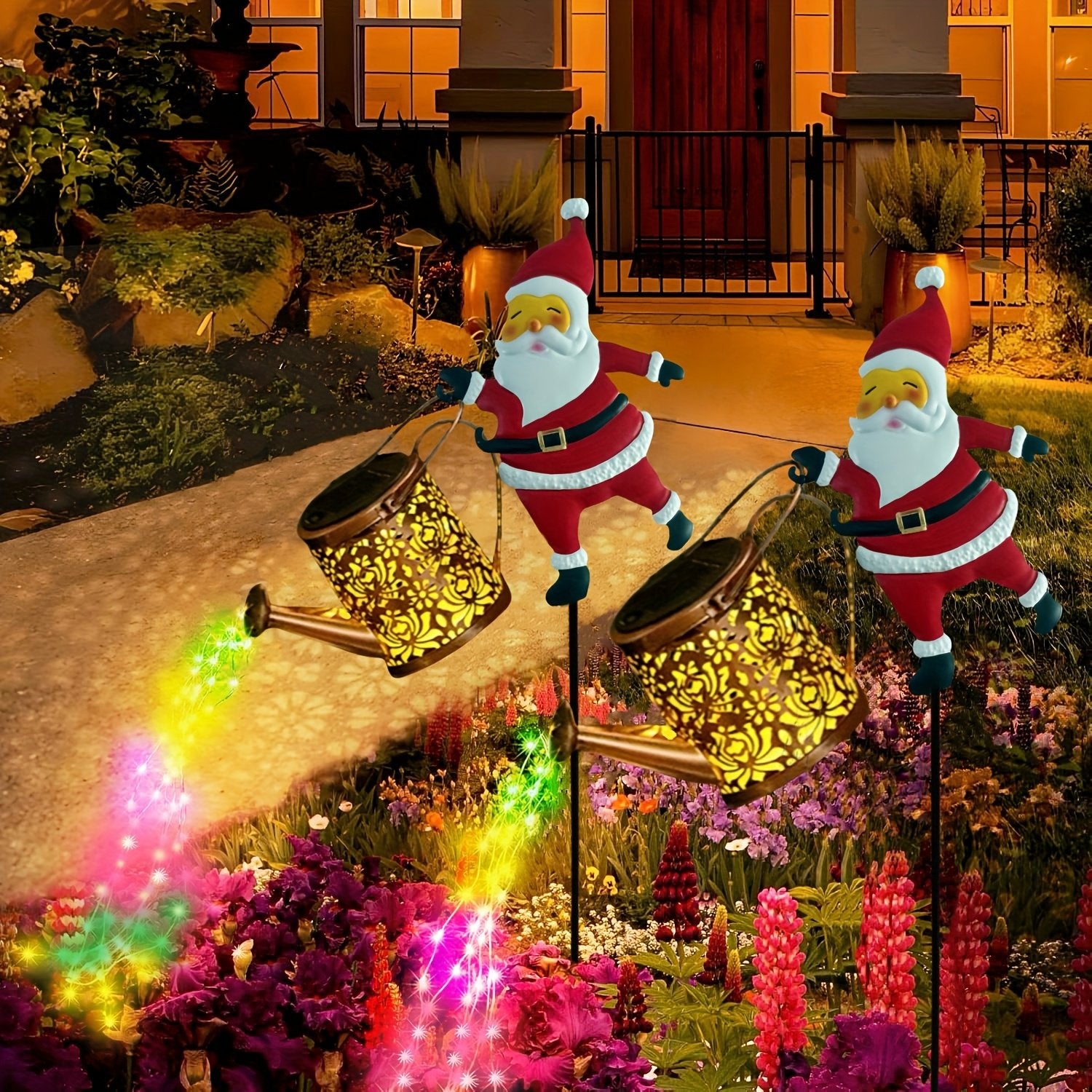 ✨ Festive Glow Pick – Christmas Solar Kettle Lights