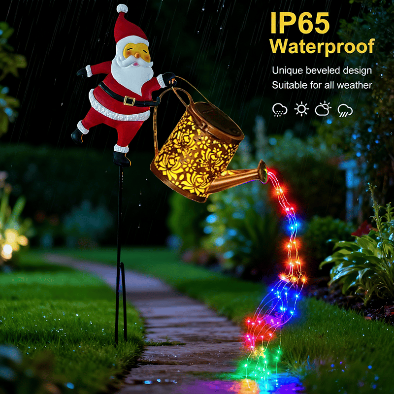 ✨ Festive Glow Pick – Christmas Solar Kettle Lights