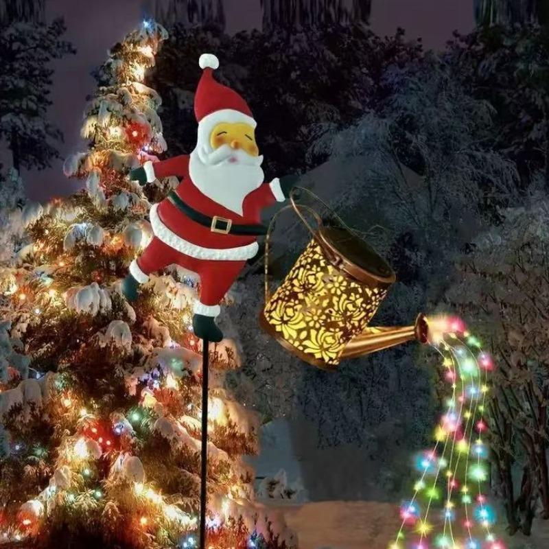 ✨ Festive Glow Pick – Christmas Solar Kettle Lights