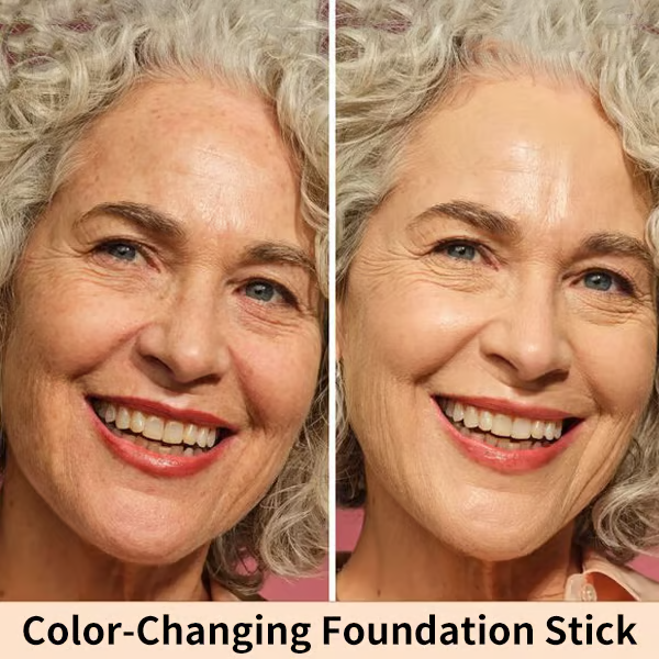 🔥NEW & Upgraded!💥⏰💕🌟Cream Stick V White Korean Color-Changing Foundation Stick with Volufiline