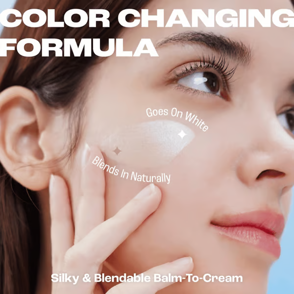 🔥NEW & Upgraded!💥⏰💕🌟Cream Stick V White Korean Color-Changing Foundation Stick with Volufiline