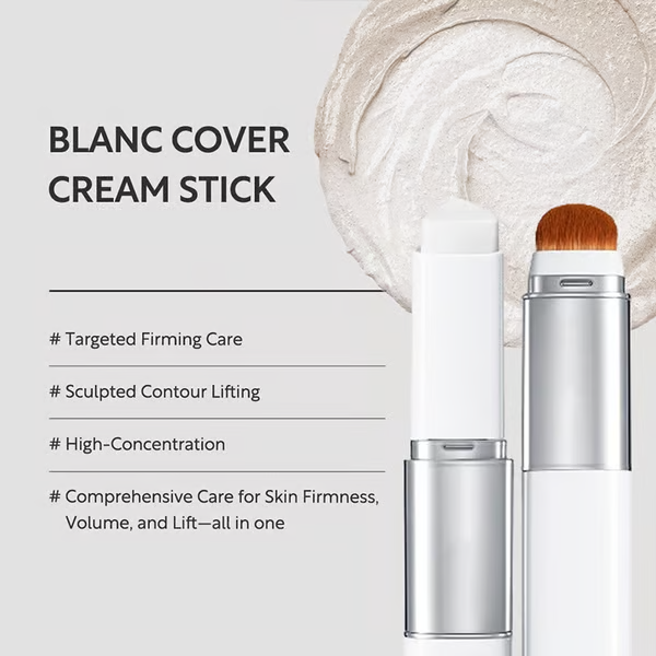 🔥NEW & Upgraded!💥⏰💕🌟Cream Stick V White Korean Color-Changing Foundation Stick with Volufiline