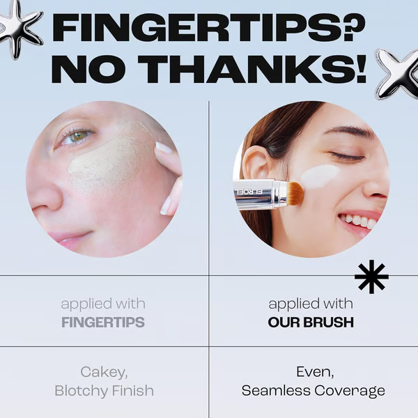 🔥NEW & Upgraded!💥⏰💕🌟Cream Stick V White Korean Color-Changing Foundation Stick with Volufiline