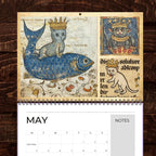 🐱🗓️Medieval Cats with Crowns Calendar 2026