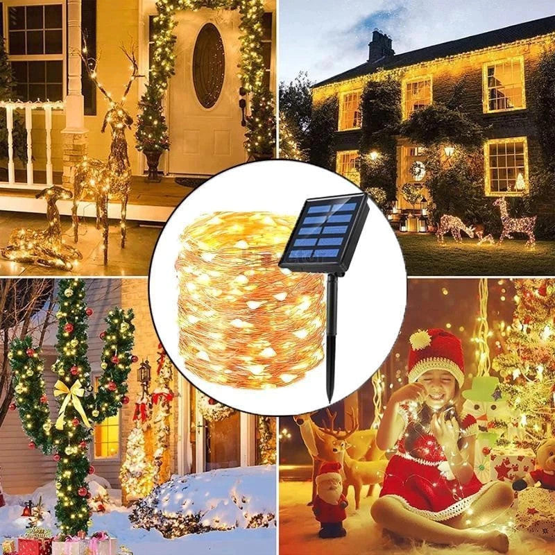 Last Day 50%OFF ✨Christmas™ Solar LED Lights