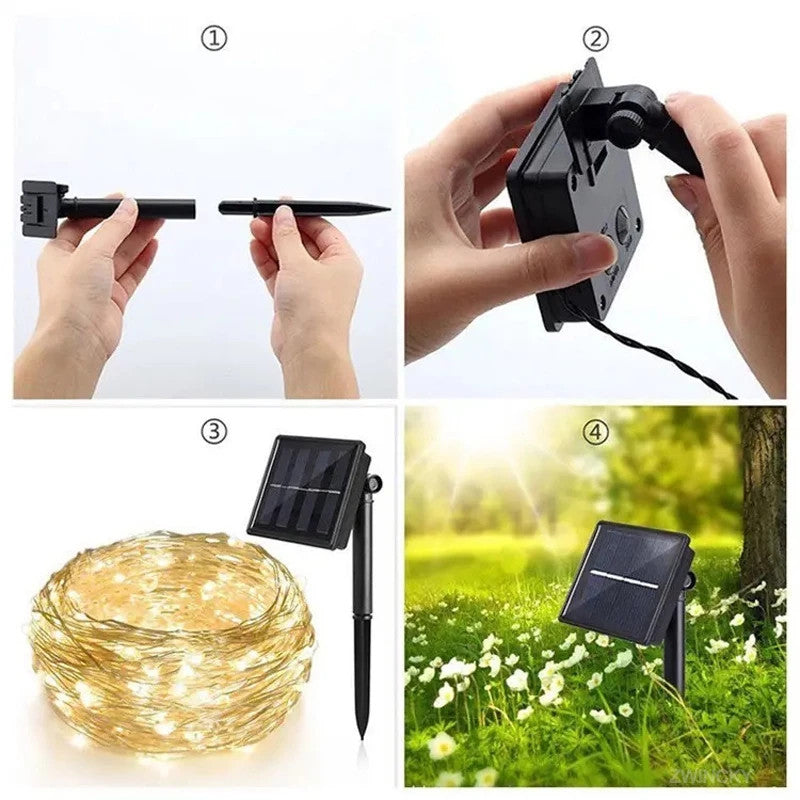 Last Day 50%OFF ✨Christmas™ Solar LED Lights