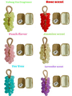 Grape Soap, Handcrafted Grapes Soap on a Ropes, Cold-Process Soaps for Hand Washing, Air Freshening, or Decoration