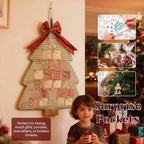 🎄🎁Fabric Christmas Tree Advent Calendar | A pocketful of joy for 24 days!🎄