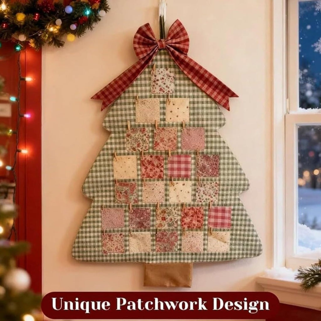 🎄🎁Fabric Christmas Tree Advent Calendar | A pocketful of joy for 24 days!🎄