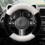 Last Day 49% OFF -Plush Steering Wheel Cover，Car Winter Accessories,for 98% Cars