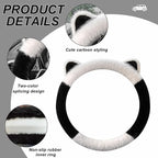 Last Day 49% OFF -Plush Steering Wheel Cover，Car Winter Accessories,for 98% Cars