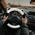 Last Day 49% OFF -Plush Steering Wheel Cover，Car Winter Accessories,for 98% Cars