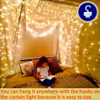 Last Day 49% OFF -💡300 LED Curtain Fairy Lights – Instantly Brighten Any Space