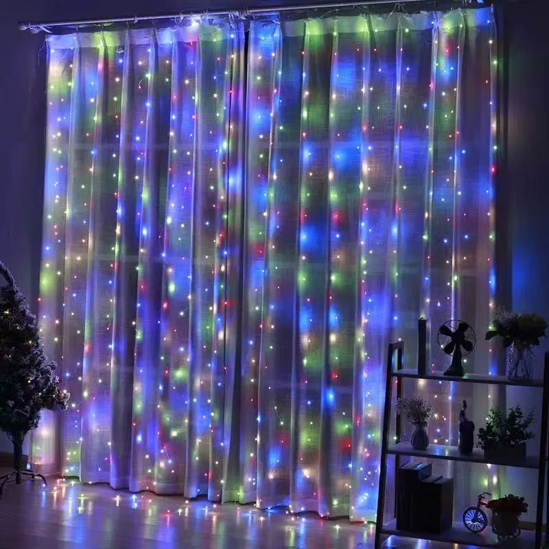 Last Day 49% OFF -💡300 LED Curtain Fairy Lights – Instantly Brighten Any Space