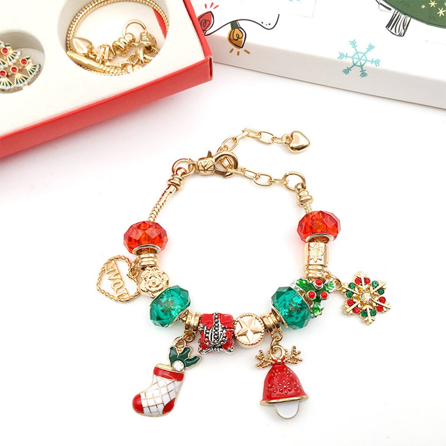 🔥BLACK FRIDAY SALE-24PCS Necklace Pendant Christmas Countdown Advent Calendar Blind Box