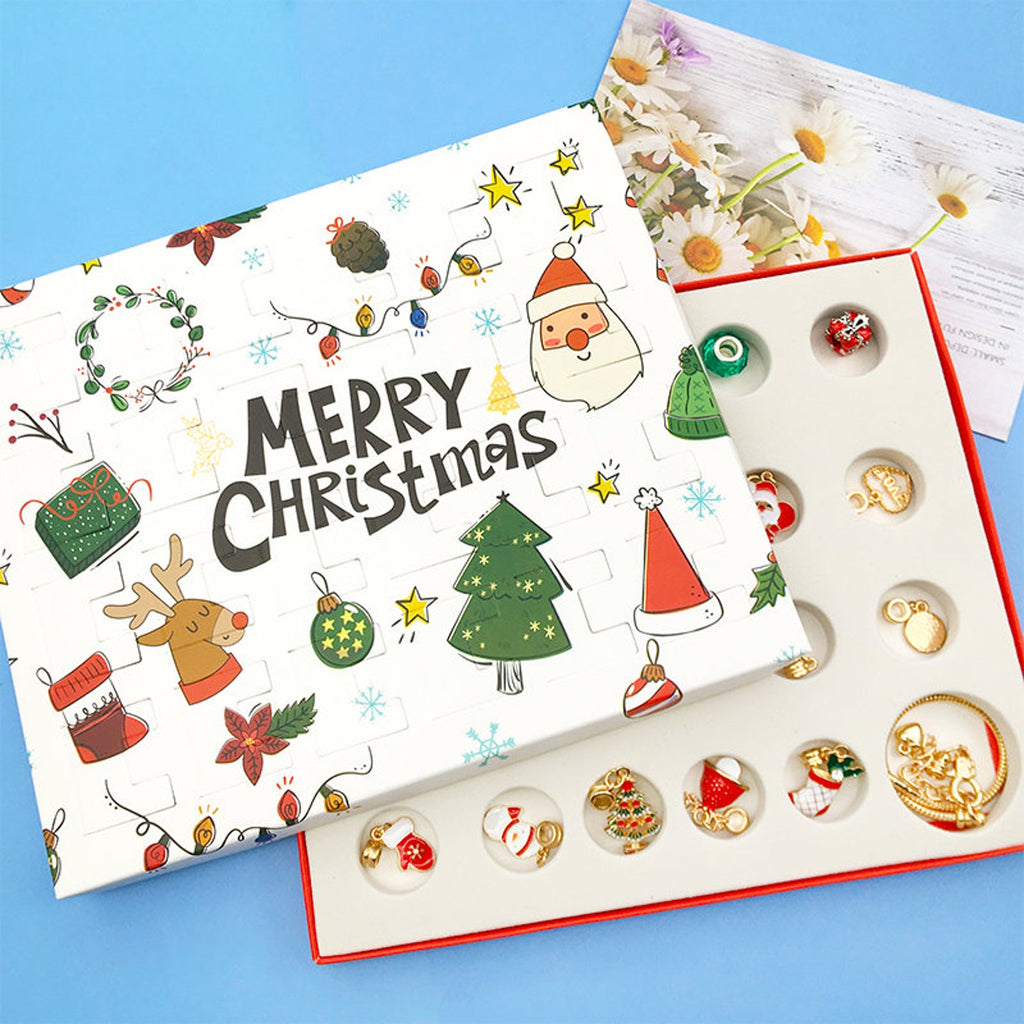 🔥BLACK FRIDAY SALE-24PCS Necklace Pendant Christmas Countdown Advent Calendar Blind Box