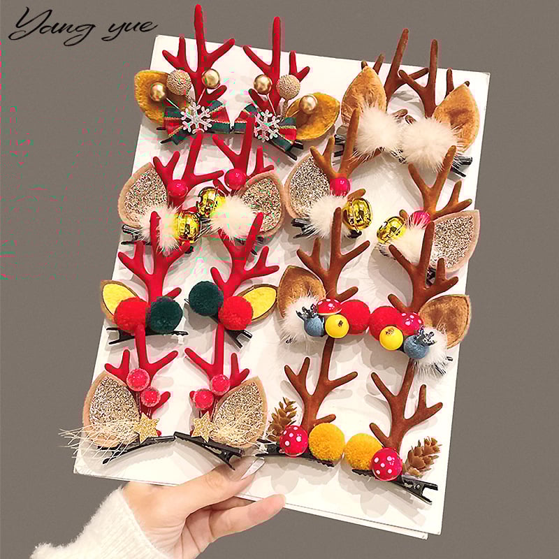 🫎Reindeer Antlers Xmas Hair Clip