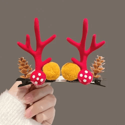 🫎Reindeer Antlers Xmas Hair Clip