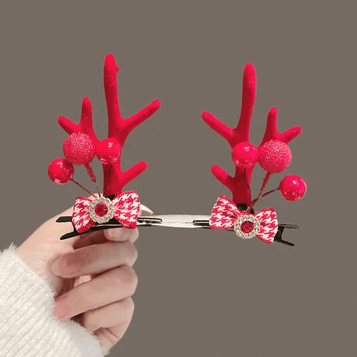 🫎Reindeer Antlers Xmas Hair Clip