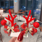 🫎Reindeer Antlers Xmas Hair Clip