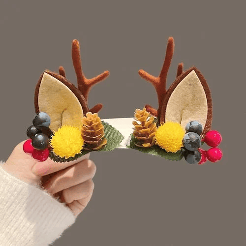 🫎Reindeer Antlers Xmas Hair Clip