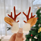 🫎Reindeer Antlers Xmas Hair Clip