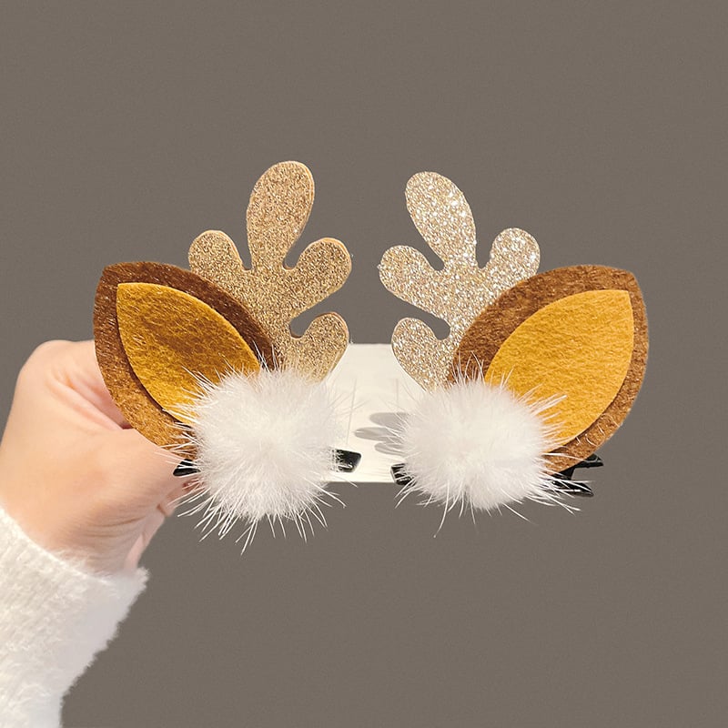 🫎Reindeer Antlers Xmas Hair Clip