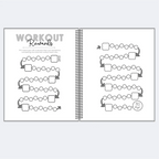 💪Challenge Accepted Fitness Planner: 90 Day Exercise and Food Journal for Wellness and Gratitude