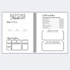 💪Challenge Accepted Fitness Planner: 90 Day Exercise and Food Journal for Wellness and Gratitude