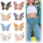 🦋Detachable Butterfly Jean Buttons Pant Waist Tightener for Loose Jeans