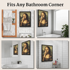 💥 Limited Time Offer - Mona Lisa Pinching Her Nose Art Print