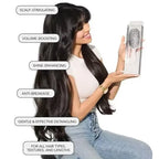 🔥LAST DAY 49% OFF🔥 🏆 Miracle Brush – Smoother, Stronger, Shinier Hair - Boar Bristle Brush with Nylon Bristles and Microsphere Massaging Tips