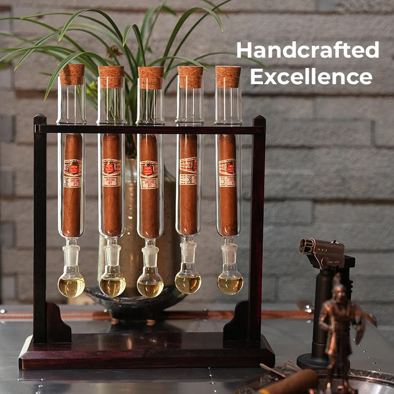 🎁Premium gifts-Cigar Test Tube Humidor Rack