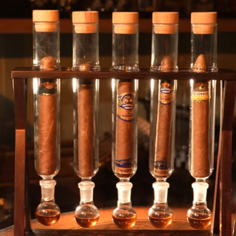 🎁Premium gifts-Cigar Test Tube Humidor Rack