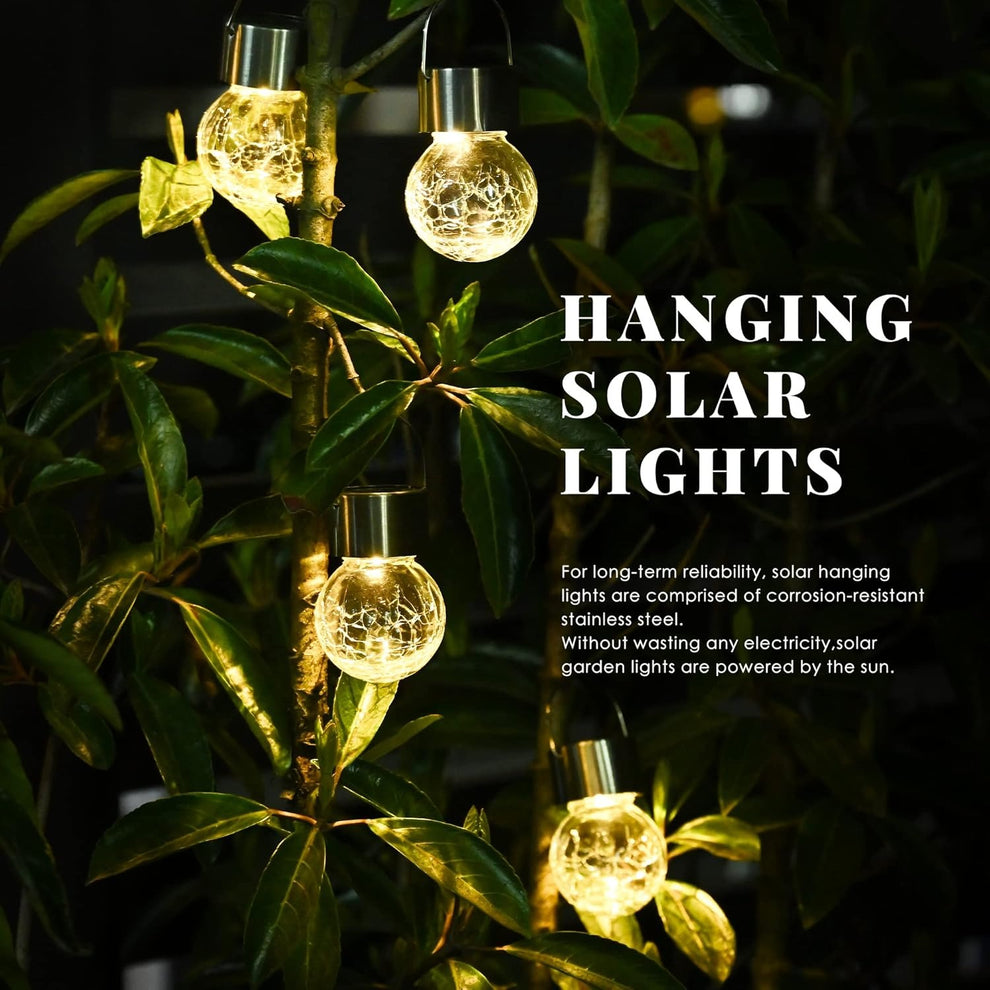 Outdoor Hanging Solar Christmas Decoration Light