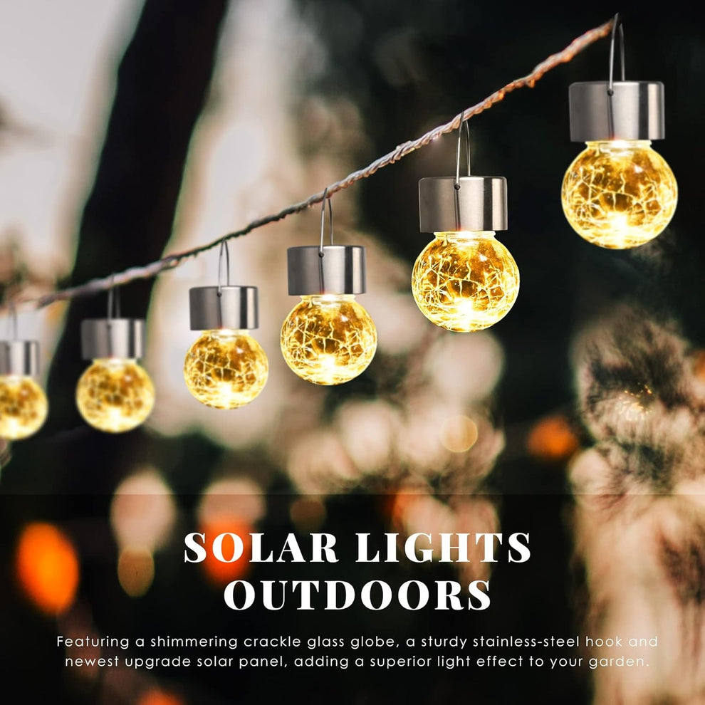 Outdoor Hanging Solar Christmas Decoration Light