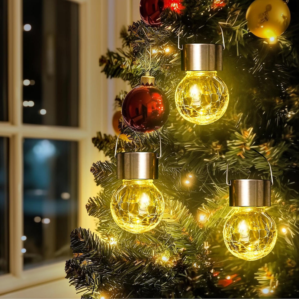 Outdoor Hanging Solar Christmas Decoration Light