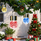 Outdoor Hanging Solar Christmas Decoration Light