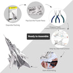 🛩️ 3D Metal Puzzle: Build Your Own Aircraft - No Glue Required! 🛩️