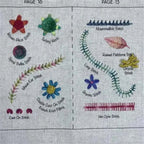 ❤️Beginner-Friendly🪡Stitch Book 📖with 106 different stitches