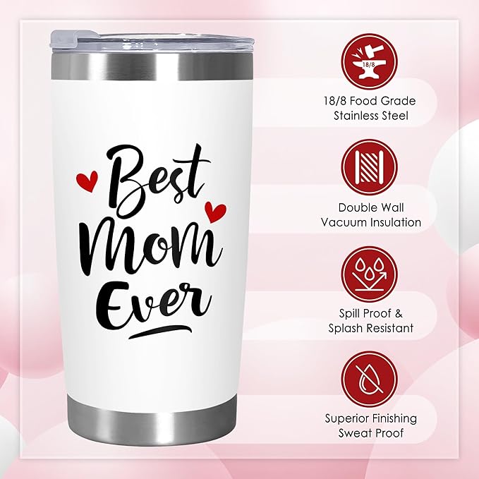 💗Mothers Day Gifts For Women，20 Oz Stainless Steel Tumbler