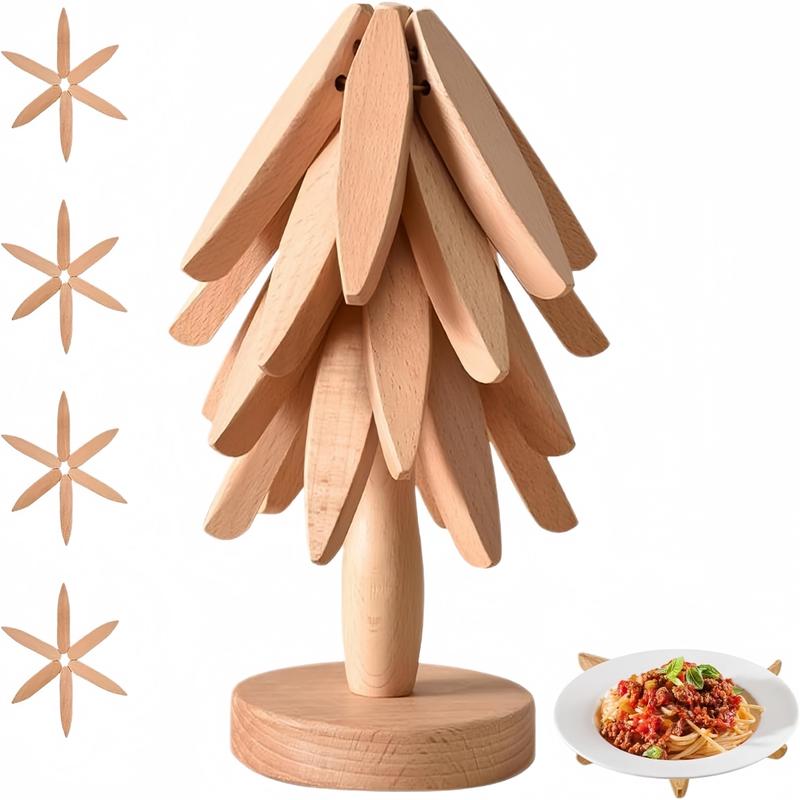 Last Day 49% OFF🔥Natural Tree Trivet Set - Kitchenware & Tableware Coasters