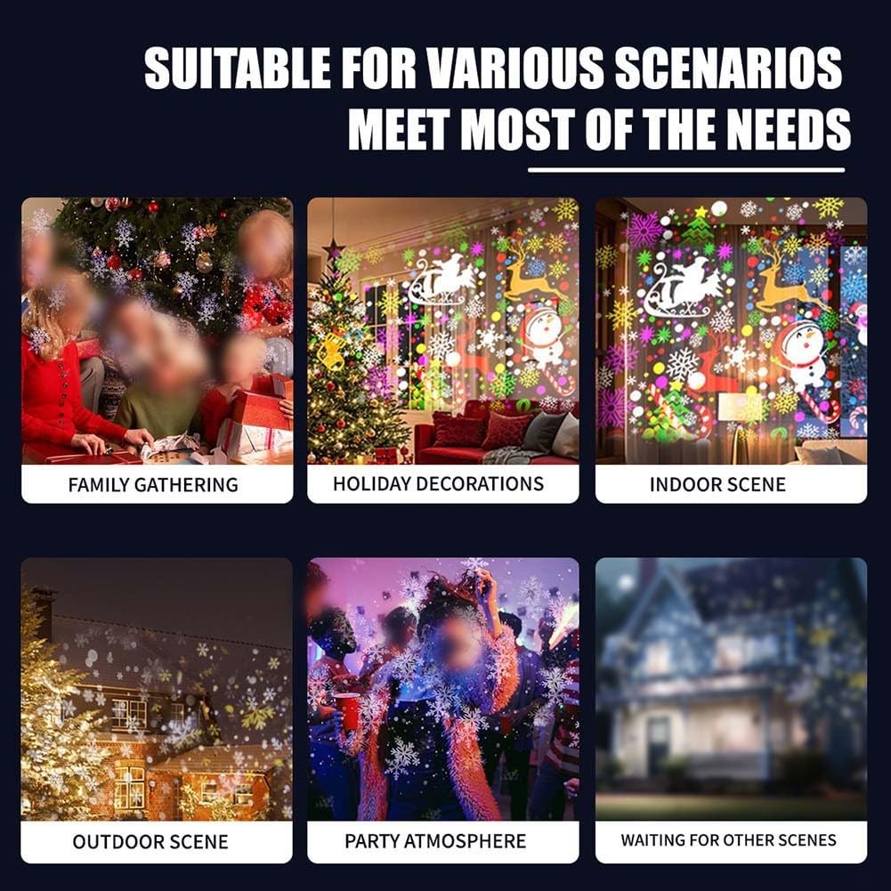 Christmas Projection Lamp -16 different patterns