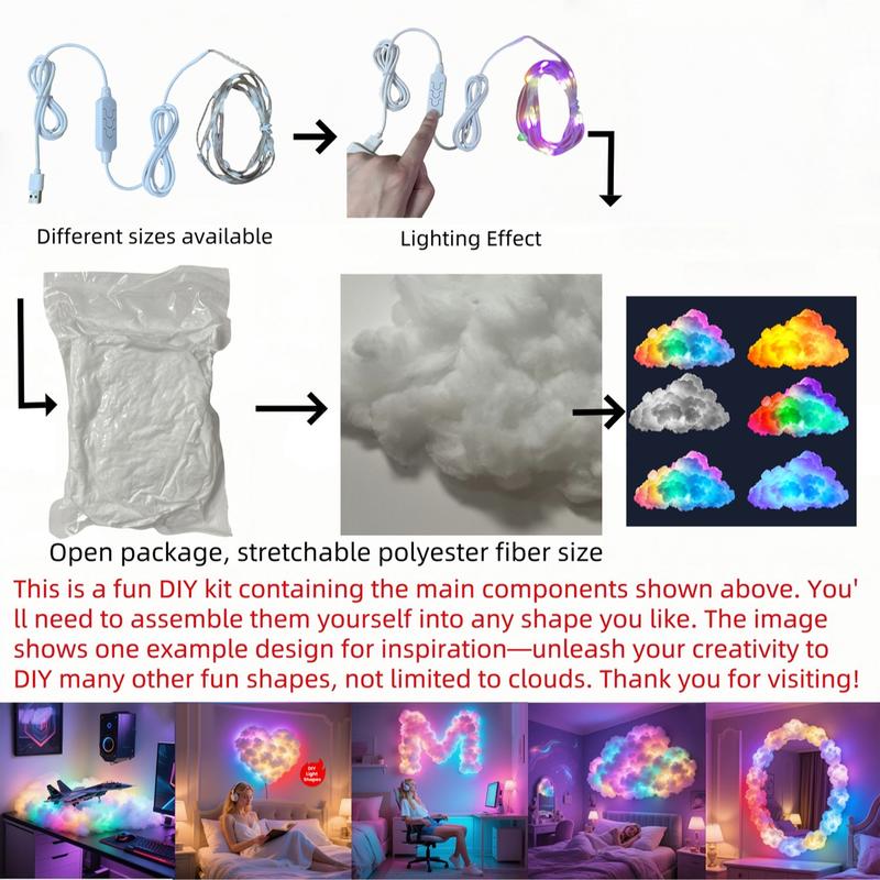 ☁️ LED Cloud Light – Light Up Your World